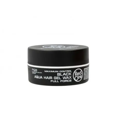 [39118] CERA AQUA HAIR WAX BLACK 150ML - RED ONE