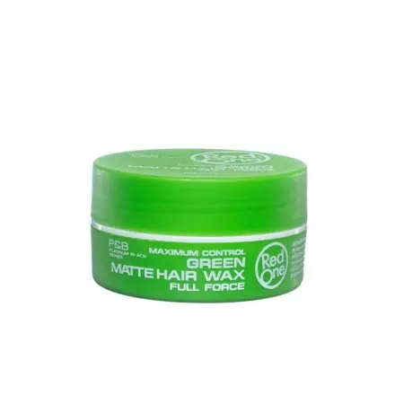 [39049] CERA MATTE HAIR WAX GREEN 150ML - RED ONE