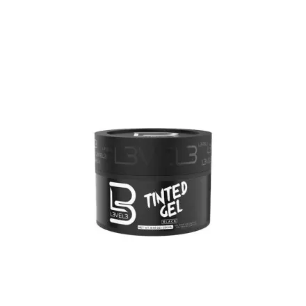 [42462] TINTE EN GEL NEGRO FIJACIÓN FUERTE 250ML - LEVEL3