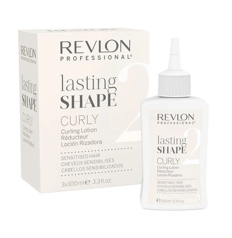 [17456] LOCIÓN LASTING SHAPE CURLY SENSITISED HAIR 3X100ML - REVLON
