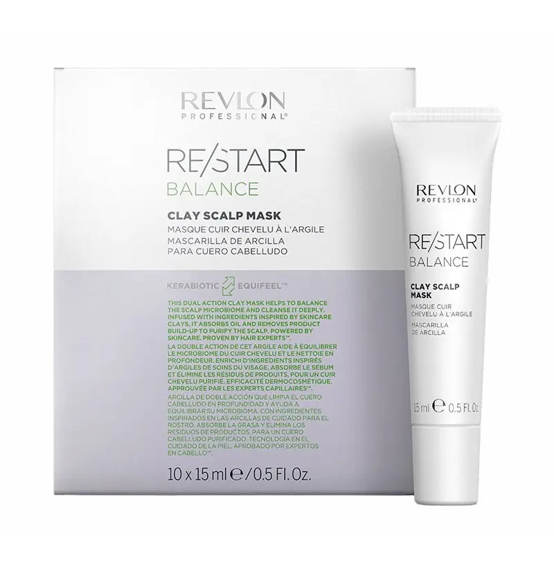[40782] MASCARILLA RESTART BALANCE CLAY SCALP 10X15ML - REVLON