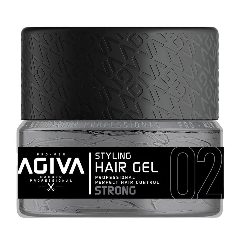 [36945] GEL STYLING HAIR STRONG 02 200ML -AGIVA