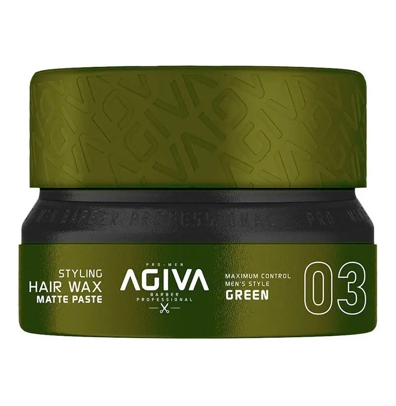[36939] PASTA MATE STYLING HAIR GREEN 03 155ML - AGIVA