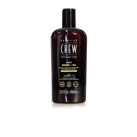 [40922] CHAMPÚ 3EN1 GINGER TEA 450ML - AMERICAN CREW