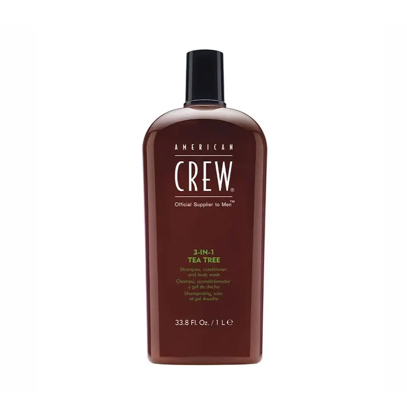 [44464] CHAMPÚ 3EN1 TEA TREE 1000ML - AMERICAN CREW