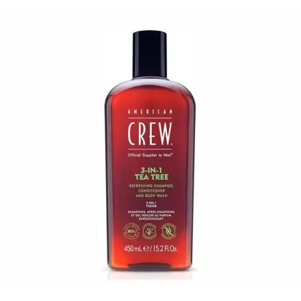 [16728] CHAMPÚ 3EN1 TEA TREE 450ML - AMERICAN CREW
