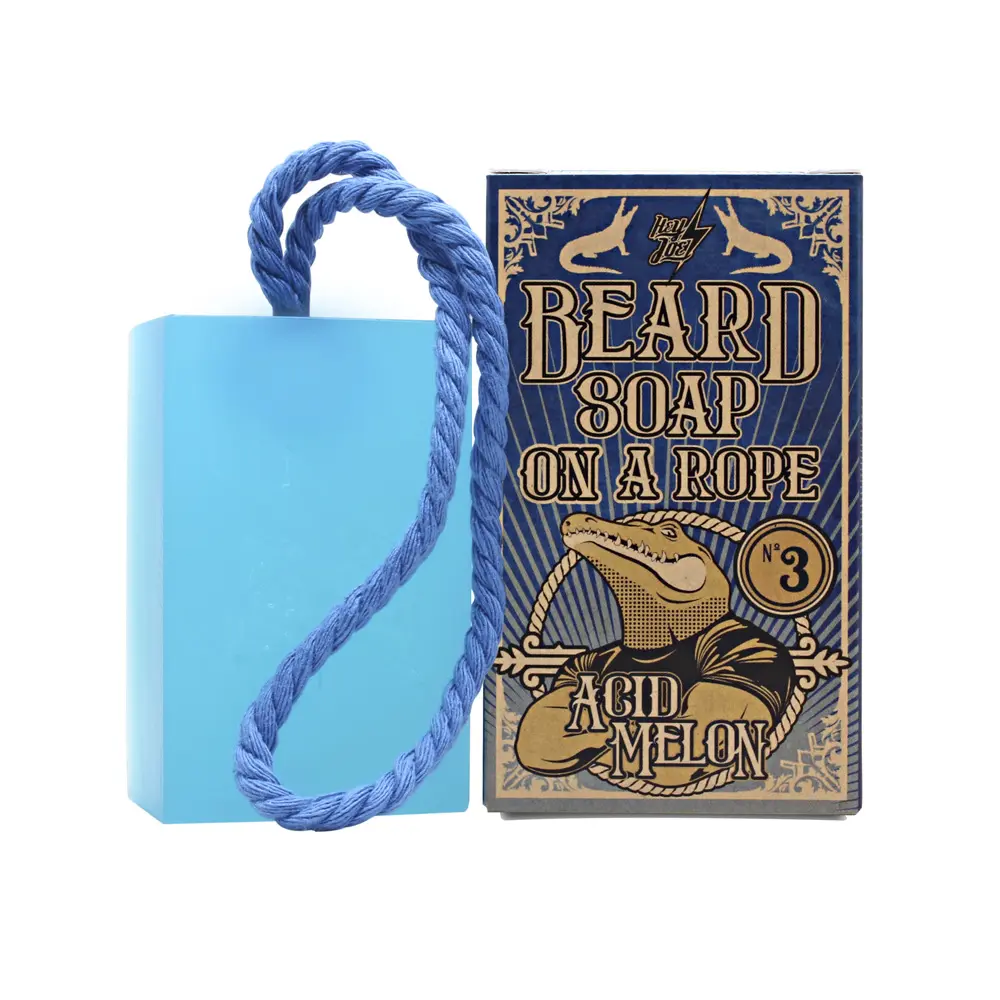 [230147] JABÓN PARA BARBA BEARD SOAP ON A ROPE Nº3 ACID MELON - HEY JOE