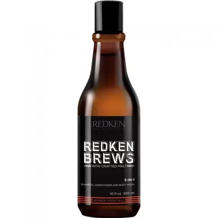 [23763] CHAMPÚ 3EN1 BREWS 300ML - REDKEN