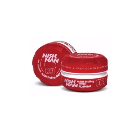 CERA AQUA STYLING WAX 03 FLAMING 150ML - NISHMAN