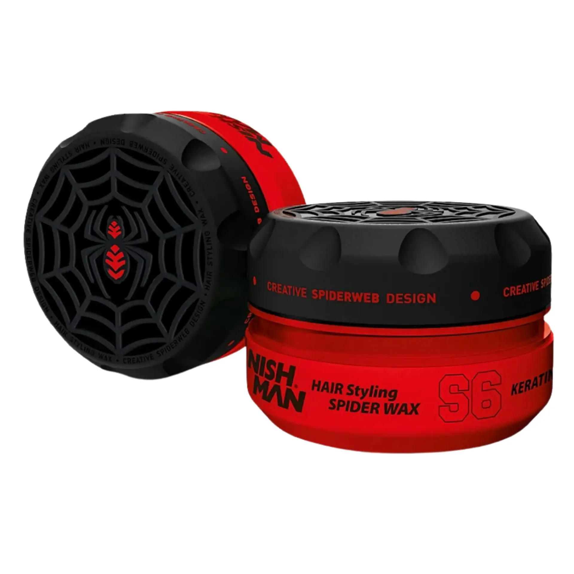 CERA SPIDER WAX S6 KERATIN ROJA 150ML - NISHMAN
