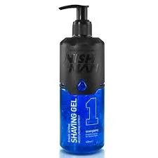 GEL DE AFEITADO N2 AZUL TRANS. 400ML - NISHMAN