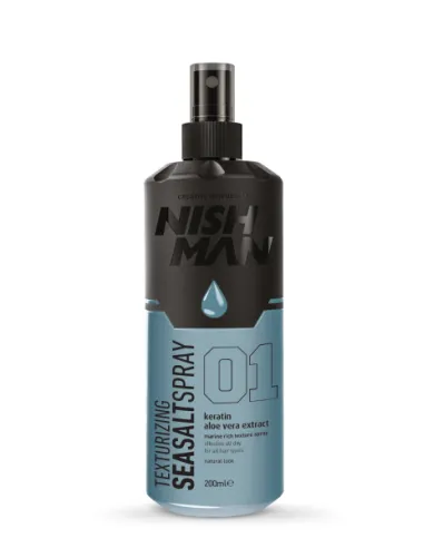SPRAY SAL MARINA CON KERATINA Y ALOE 200ML - NISHMAN