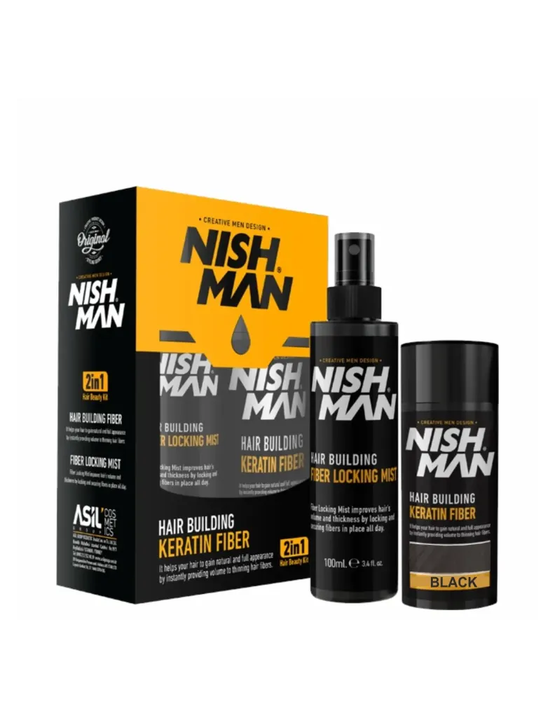 KIT KERATINA 2EN1 CASTAÑO OSCURO - NISHMAN
