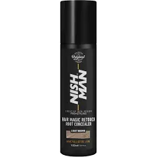 SPRAY COLOR LIGHT BROWN MAGIC RETOUCH 100ML - NISHMAN